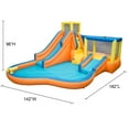 thumbnail image 4 of Banzai Inflatable Slide 'N Bounce Spash Park Water Park - 3 Levels of Fun!, 4 of 9