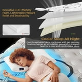 Walmart Black Friday Deals 2025 GREOO Queen Mattress 14" Hybrid Gel Memory Foam Mattress with Individually Wrapped Pocket Coils, Medium Firm Support, Pressure Relief, Mattress in a Box - Walmart.com
