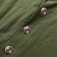 thumbnail image 3 of Polo Shirts for Men Casual Tops Loose Fit Spandex T Shirt Men Long Sleeve Athletic Shirts Long Sleeve Thumb Hole Mens Tee Stretch Top Tech Exercise Short Polyester Spandex Army Green L, 3 of 7
