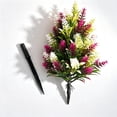 thumbnail image 7 of Artificial Blooms Outdoor With Ground Stakes, Uv Sturdy Fake Plants For Garden, Patio, Porch, Yard, And Scenery Ornament, 1 Pack, 7 of 7