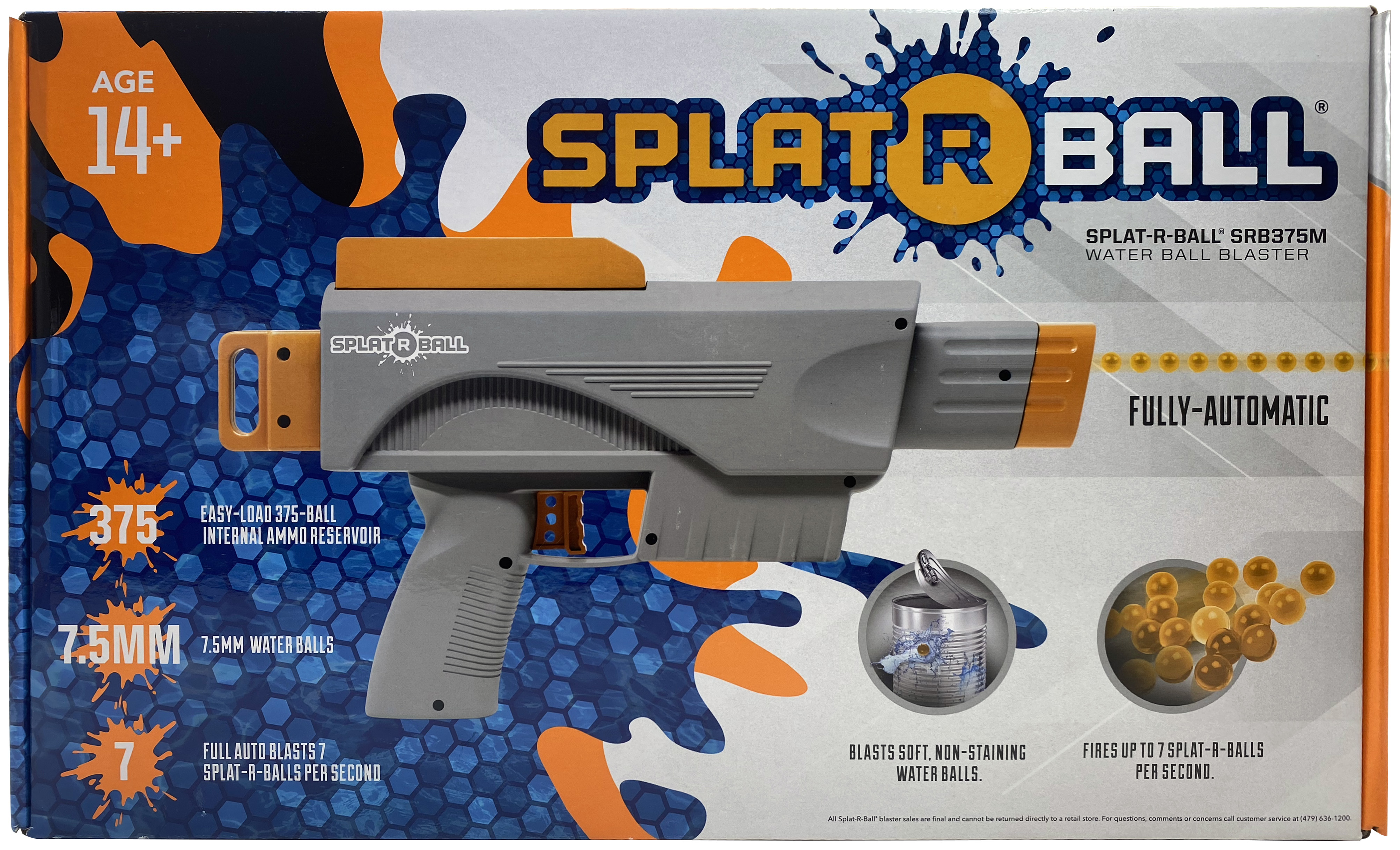 SPLATRBALL FULL AUTO 375 MINI WATER BEAD BLASTER KIT