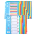 thumbnail image 1 of HLONK 38Pcs Multicolor Tab Binder Dividers for Home Office & School, 1 of 6