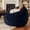 Cord Fur Navy, variant on Luna 5 Foot X-Large Bean Bag Chair – Oversized Foam Lounger for Adults & Kids, Plush Corded Faux Fur, Taupe
