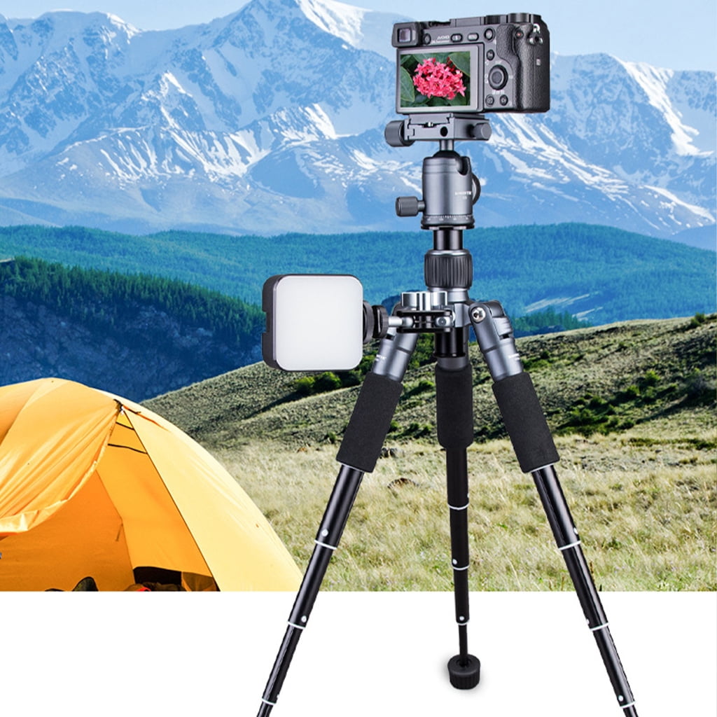 Tabletop Mini Tripod 20Inch 360 Degree Rotation Head Aluminum Travel Desktop Tripod for DSLR Cameras and Phones