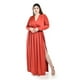 thumbnail image 5 of Maxi vestido con aberturas Roman Fashion /Tallas Extras, 206DX (Ladrillo) naranja oscuro 38, 5 of 6