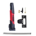 thumbnail image 2 of koolsoo Mini Bike Pump Presta Valve Tire Inflator Pump Nozzle Adapter - Red, 2 of 9