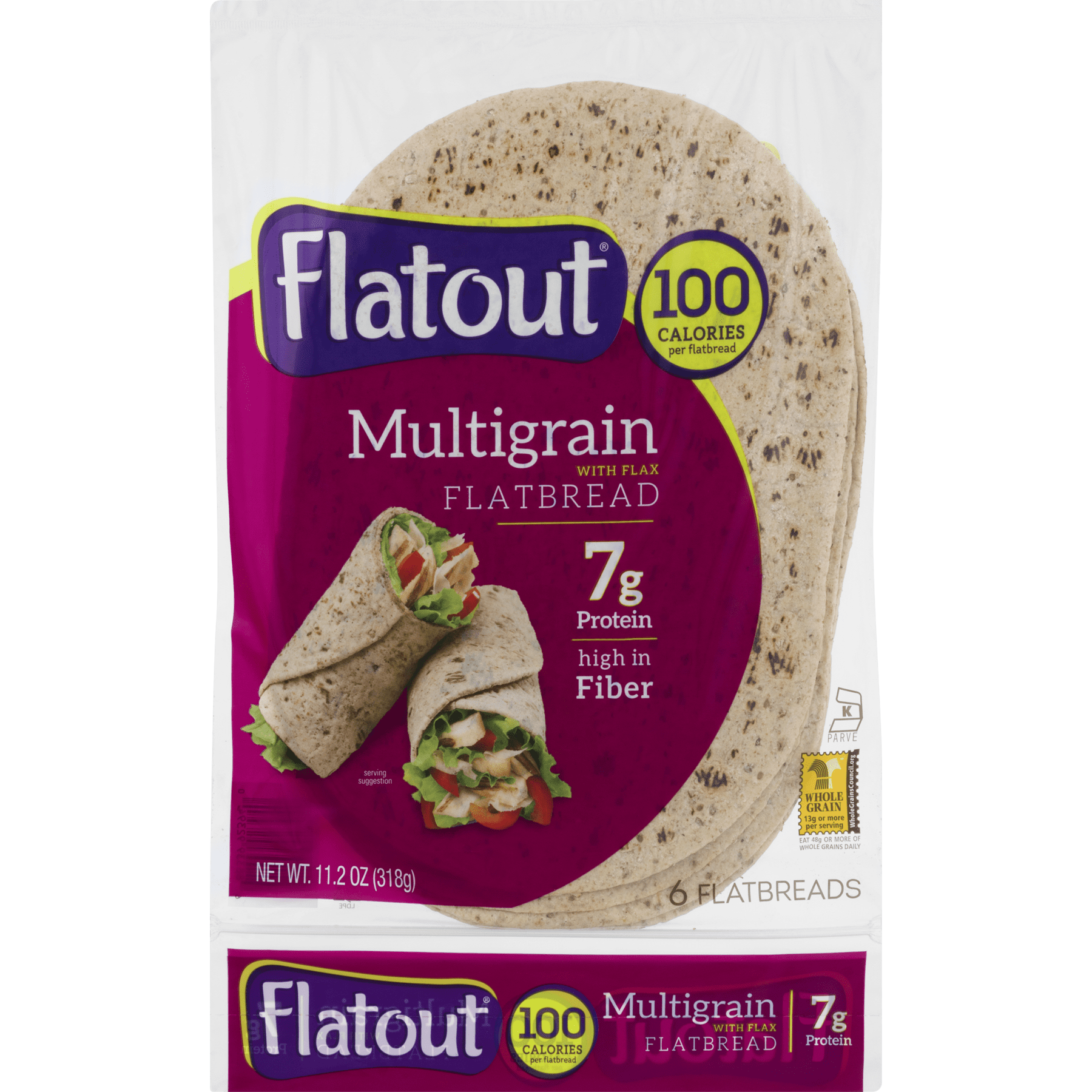 Flatout Flatbread Multigrain With Flax 
