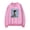 Pink, variant on Milo J Crewneck Hip Hop Style Sweatshirt Fashion Crewneck Unique Clothes for Men