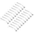 thumbnail image 4 of Electrode Wires, Promote Circulation Reliable Button Electrode Wires 20Pcs White 2.0inch  For Therapeutic Instruments, 4 of 8