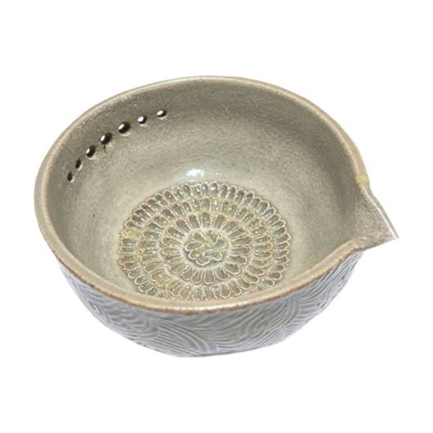 Advancent de hierbas para picar, rallador fresco, de hierbas, cuchara para colocar en un tazón, rallador, rallador, molienda simple, excelente Cocina y Comedor 7 hoyos
