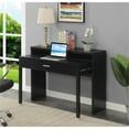 thumbnail image 2 of Pemberly Row Console/Sliding Desk with Drawer and Riser in Black Wood Finish, 2 of 10