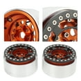 thumbnail image 1 of 2pcs 1.9 Inch Beadlock RC Wheels Rim Aluminum Alloy CNC Machining Universal RC Wheel Hub For Crawler 5 Colors, 1 of 8