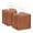 Brown, variant on MUKA 2 Pack 5-Inch Square PU Leather Tissue Box Holder Tissue Box Organizer Facial Tissue Dispenser for Home and Office-Grey