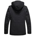 thumbnail image 4 of WenVen Men's Winter Coat Hooded Puffer Coat Warm Outerwear Jacket with Hood Grey L, 4 of 9