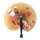 thumbnail image 1 of CAIROYAR ABANICO PLEGABLE DE PAPEL CHINO PARA MANO, para bodas, fiestas, verano, estampado floral, 1 unidad, 1 of 1