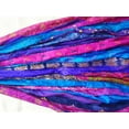 thumbnail image 5 of 40 Yards Unstitched Sari Silk Yarn Ribbon Tassels 40 Strips SKEINS Shades Journal Scrapbook Craft Project Decor DS345, 5 of 9