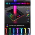 thumbnail image 2 of Auriculares RGB para juegos Stand V VCOM con 2 puertos USB y 10 modos de luz, 2 of 8
