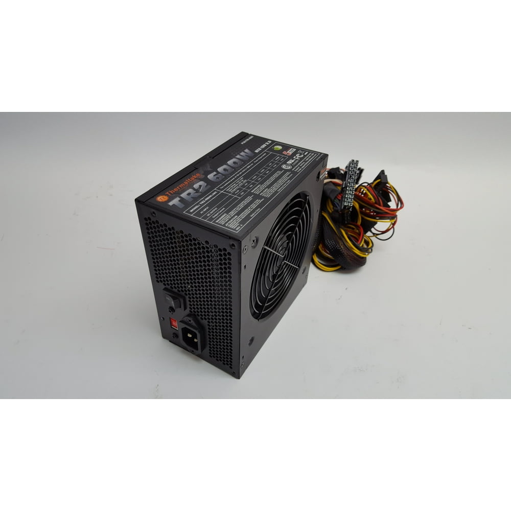 Refurbished Thermaltake TR2-600NL2NH 600W 20+4-Pins ATX Desktop Power