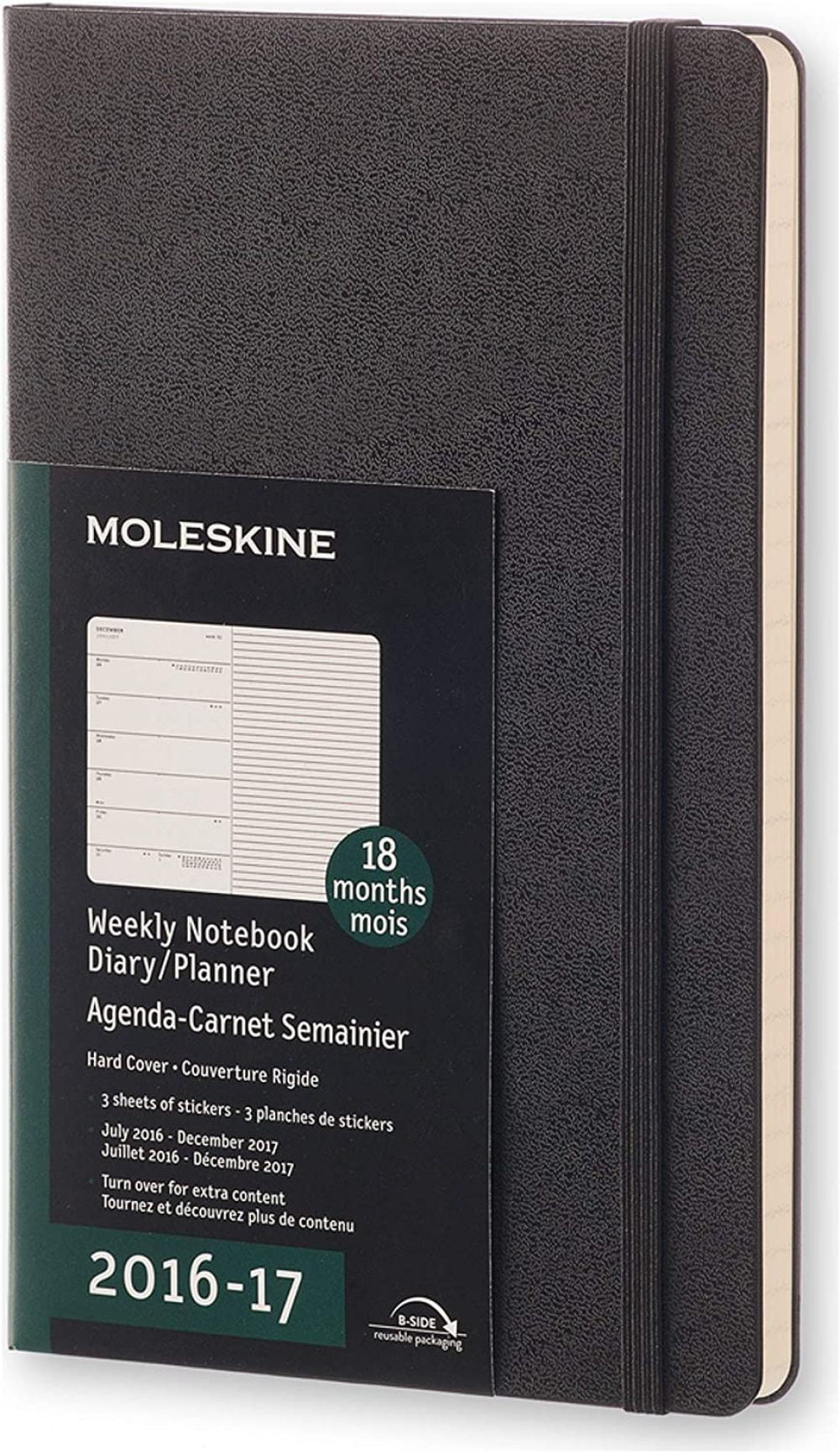 Moleskine 18 Months 2020 to 2021 Weekly Notebook Diary Planner Pocket Soft 