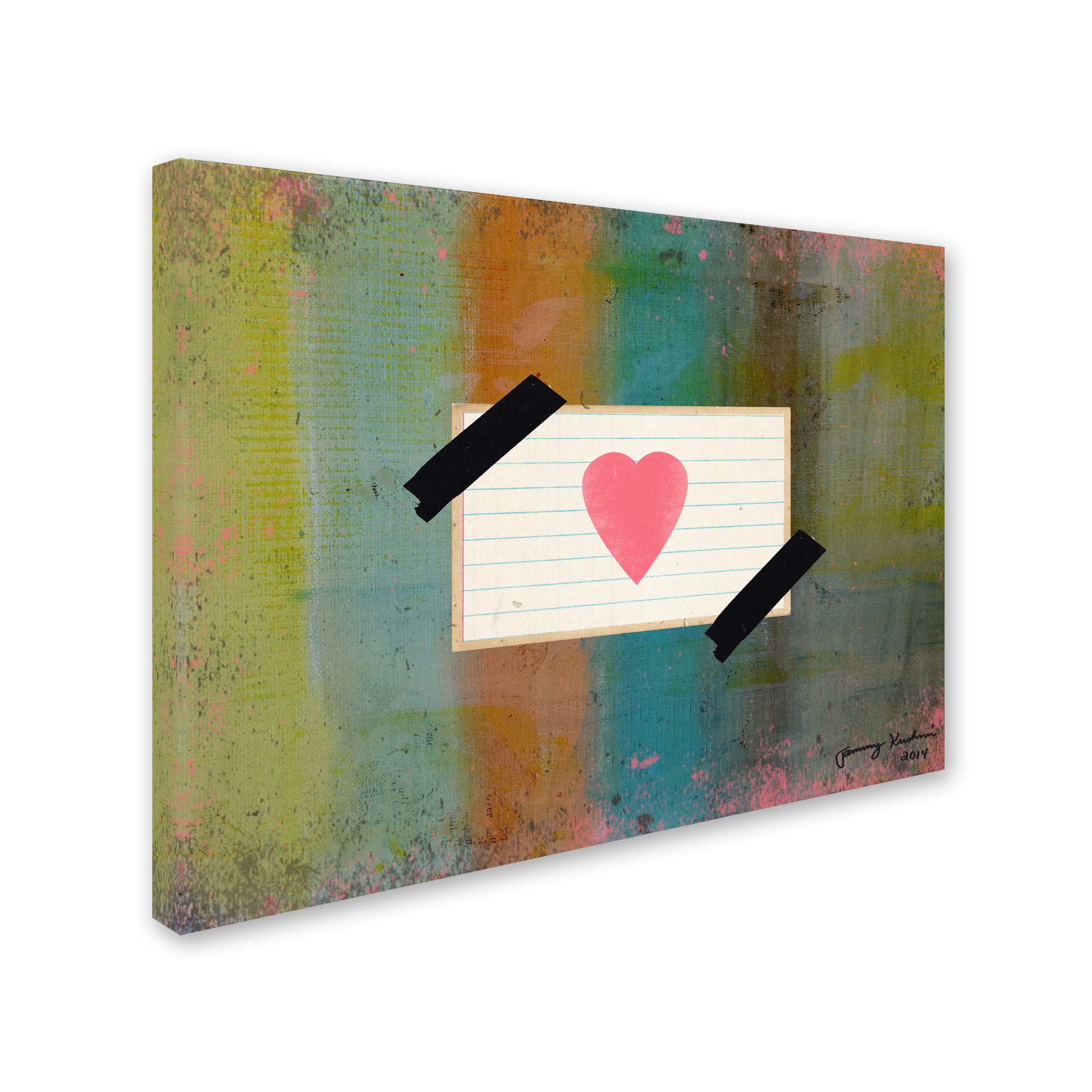 Trademark Fine Art 'Love Yourself' Canvas Art by Tammy Kushnir