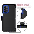 thumbnail image 5 of For Samsung Galaxy A23 5G 2022 6.6" Case, Heavy Duty Rugged Defender Case with [Belt Clip Holster] [Built in Screen Protecotr], Shockproof Full Body Protection Kickstand Cover, Blue, 5 of 8