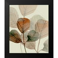 thumbnail image 2 of Boho Hue Studio 20x24 Black Modern Framed Museum Art Print Titled - Brown Leaves 1, 2 of 5