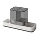 thumbnail image 4 of Juego de dispensador de comida y agua, tazón de comida, bebedero, comedero por gravedad para mascotas gris, 4 of 9