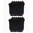thumbnail image 2 of Calcetines Tommy Hilfiger No Show para mujer, paquete de 12, tallas 4-10, color negro, 2 of 5