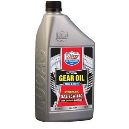 Lucas Oil 10791 V-Twin Gear and Transmission Oil - 75W140 -