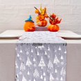 thumbnail image 6 of Eolstice Embroidered Christmas Tree Table Runner Cloth, Festive Polyester Dining Decor, Holiday Party Table Setting Decoration Accessory, 6 of 6