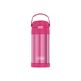 thumbnail image 1 of Thermos FUNtainer® Bouteille à Paille Isolée en Acier Inoxydable - 12 Oz - Rose, 1 of 3