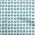 thumbnail image 1 of oneOoneSilkTabbyDarkTealGreenFabricPokerCardSewingCraftProjectsFabricPrintsByYard42InchWide, 1 of 4