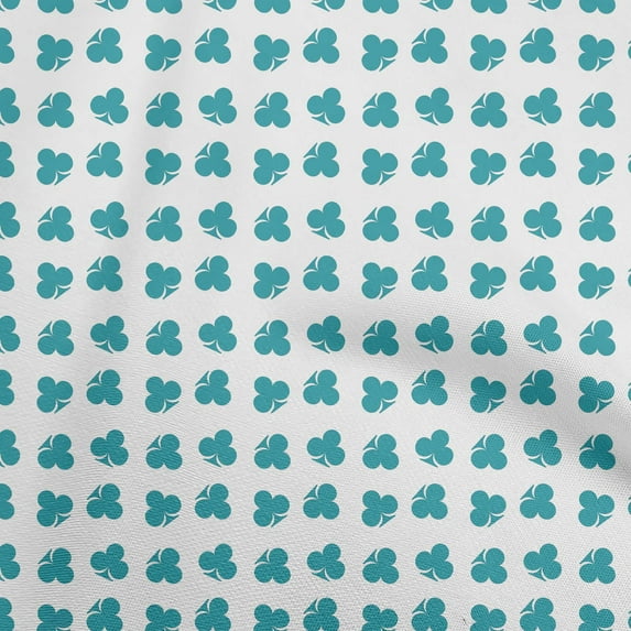oneOoneViscoseJerseyDarkTealGreenFabricPokerCardCraftProjectsDecorFabricPrintedByTheYard60InchWide