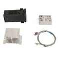 thumbnail image 4 of Termostato digital PID de 4 piezas, controlador de temperatura de respuesta rápida con kit de relé de disipador de calor termopar AC100V-240V, 4 of 8
