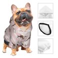 thumbnail image 3 of Fotbe Cloud Sloth Sudadera con Estampado para Perros Pequeños – Suéter con Capucha para Mascotas, Tela Suave de Forro Polar con Bolsillo-X-Small, 3 of 7