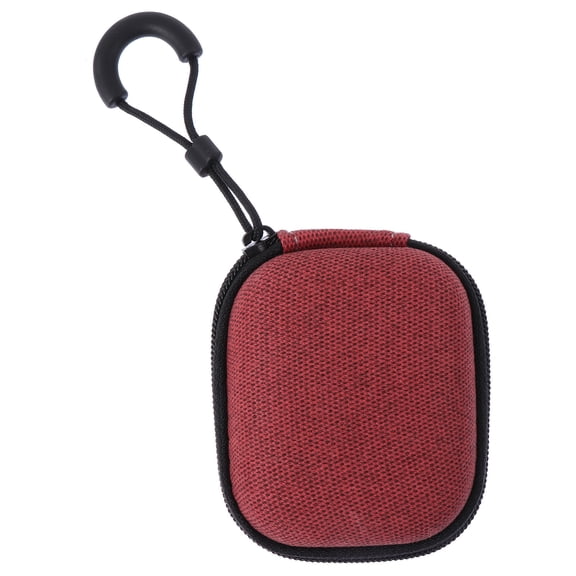 TABLZONE Earphone Bag Red EVA Case for Travel and Business, Protective Storage Pouch for Earbuds and Accessories