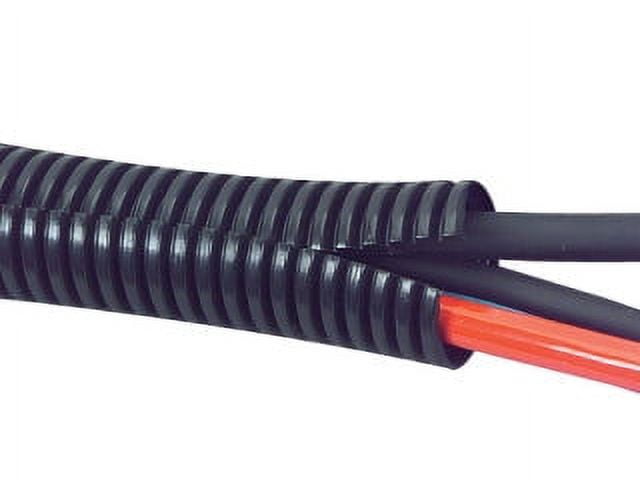 American Terminal  ASLT14 100' + Electrical Tape 100 feet 1/4" split loom wire tubing hose cover auto home marine + electrical tape
