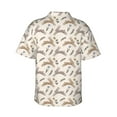 thumbnail image 3 of Fotbe Retro Rabbit Hawaiian Shirt for Men Unisex Summer Beach Casual Short Sleeve Cotton Linen Button Down Shirts-XX-Large, 3 of 9