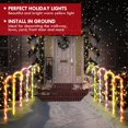 thumbnail image 2 of 30" 10PK 120LED Christmas Candy Cane Pathway Lights Outdoor Yard Decoration 8 Lighting Modes Flashing Outdoor Thicken Lighted Christmas Candy Decor for Garden, 2 of 8