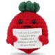 thumbnail image 1 of Mini muñeca de tomate de ganchillo divertida, creativa, linda, de 3 pulgadas, para animar a los amigos, decoración de fiestas, etc., 1 of 5