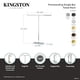 thumbnail image 5 of Kingston Brass Cc8208 Claremont - Toallero En Forma De T (Níquel Cepillado), 5 of 5