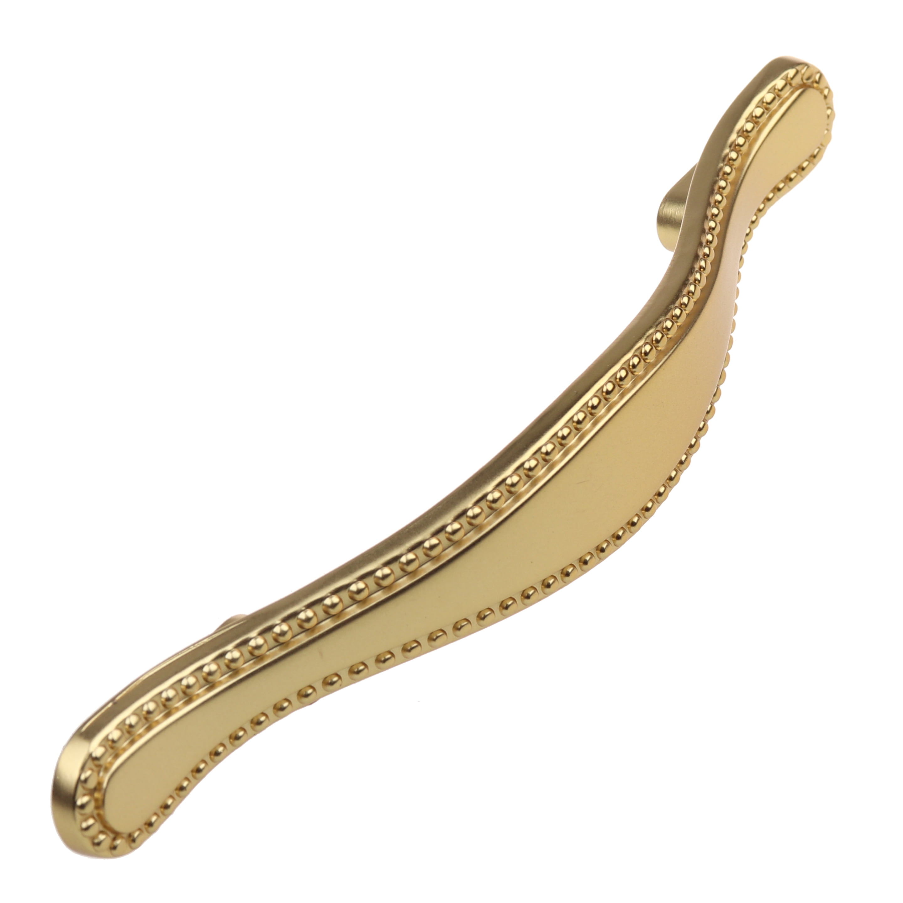 GlideRite 3 in. Center Beaded Pull Cabinet Hardware Handles, Brass Gold, Pack of 25