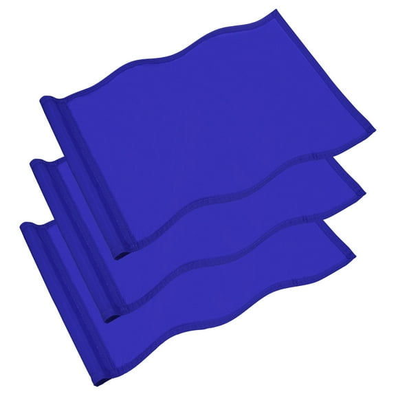 Uxcell Golf Flag with Tube Inserted [3pcs] - Nylon Putting Green Golf Target Flag - [Blue - 20 IN]