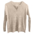 thumbnail image 4 of Women's Casual Slim Fit Cardigan O Neck Long Sleeve Soft Solid Sweater Knitwear, 4 of 4