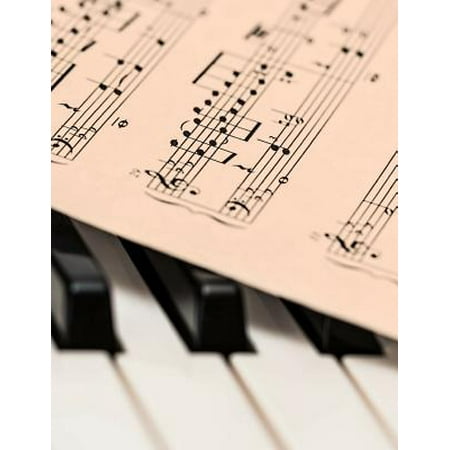 Piano : Blank Sheet Music & Lined Journal Paper 120 Pages (8.5 X 11) - A Manuscript Staff Paper for Notation, Musicians, Songwriting, Music Composing, Piano, Violin, Keyboard, Guitar,