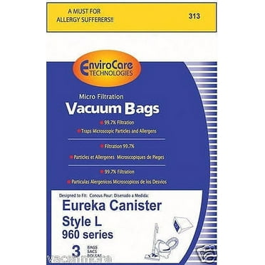 Eureka Style N DVC Mighty Mite II Canister Vacuum Cleaner Paper Bags 3PK 107SW E