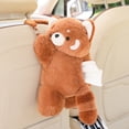 thumbnail image 6 of Yvsxxv Car Tissue Holder, Cute Raccoon Tissue Box Cover Hanging Plush Paper Storage Holder Napkin Box Tissue Dispenser for Home Office Car Decoration, 6 of 7