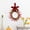 E, variant on Spring Small Boxwood Wreath for Front Door with Checkered Bow Hanging Rope,Artificial Grapevine Wreath Year Round Wreaths for Home Farmhouse Porch Wall Decoration,11.8inch