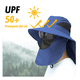 thumbnail image 2 of Sombrero Para Sol Ancho Con Uv Protección Cuello Y cara 360° Belug, Azul, 2 of 5