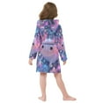 thumbnail image 6 of DIXRUYEE Bathrobes Belt Hooded Axolotl in Sparkle Creative Pattern, 6 of 8
